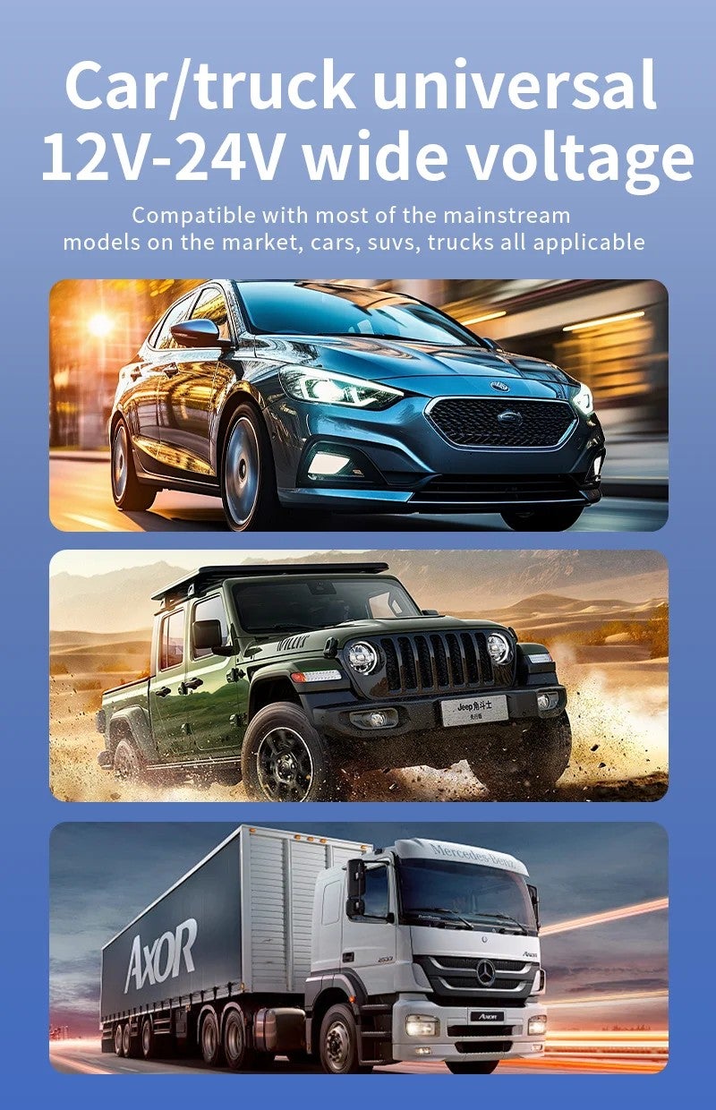 Bluejw Retractable Car Charger with Wireless Charging - Metal Fast Charging Automobile Charger - Portable Design - Image 5